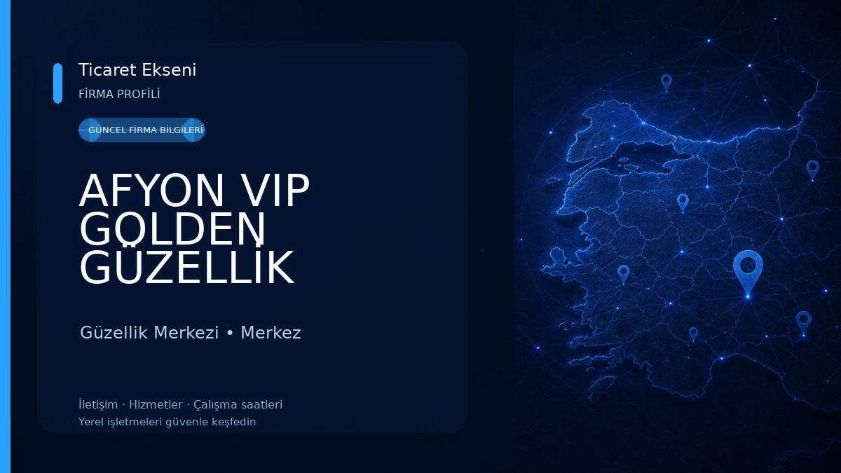 AFYON VIP GOLDEN GÜZELLİK SALONU