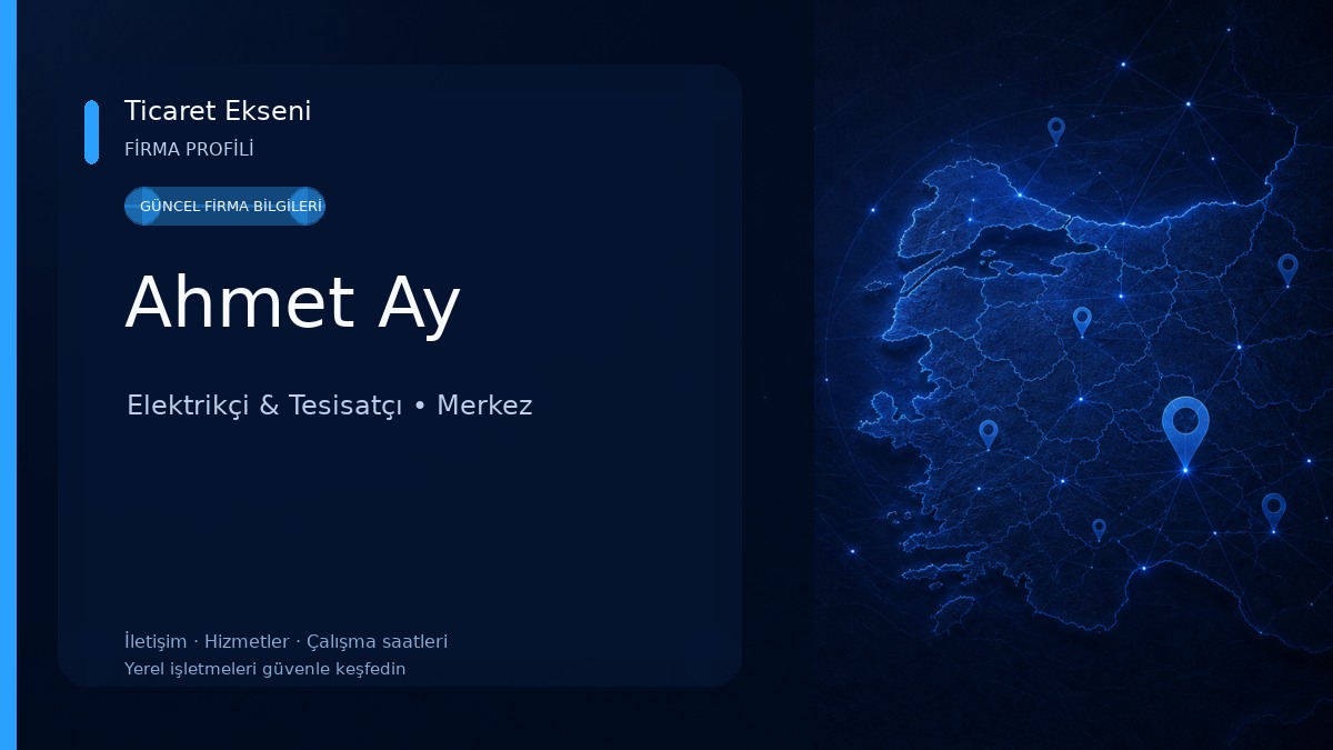 Ahmet Ay Elektrikçi & Tesisatçı