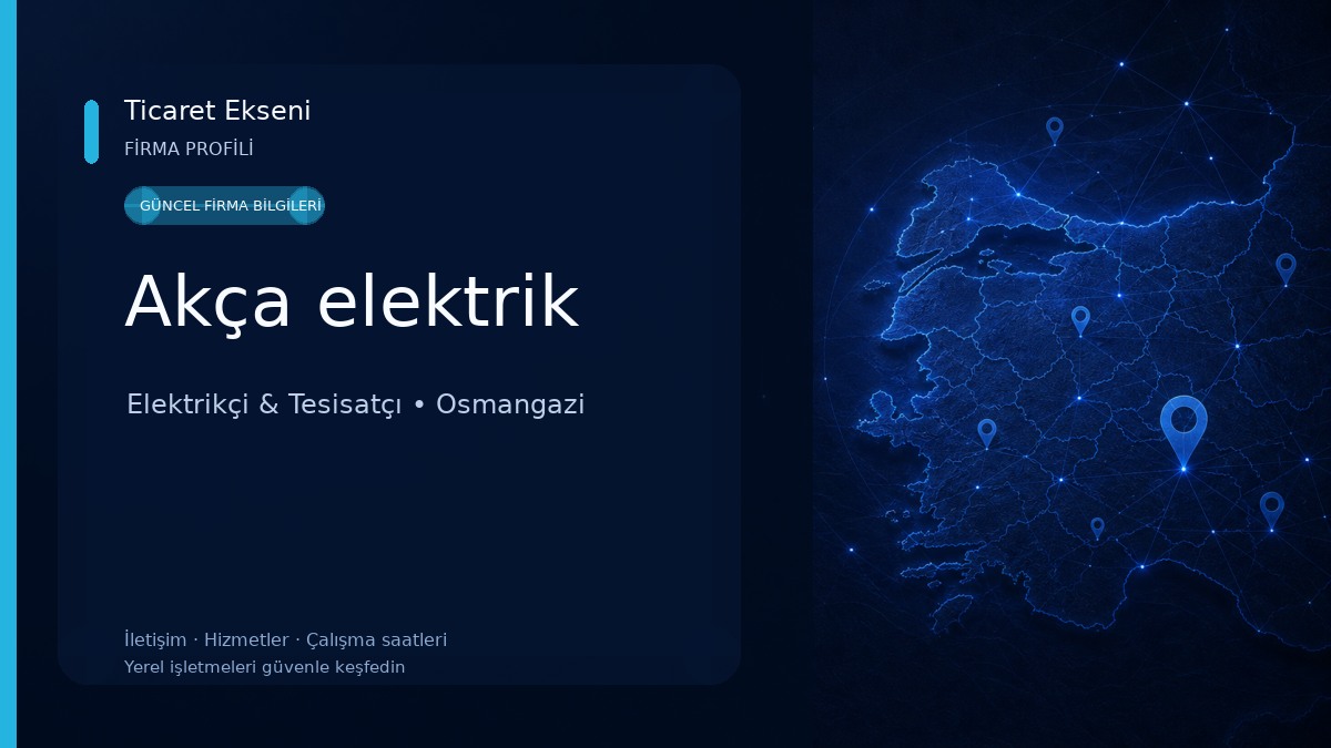 Akça elektrik Elektrikçi & Tesisatçı