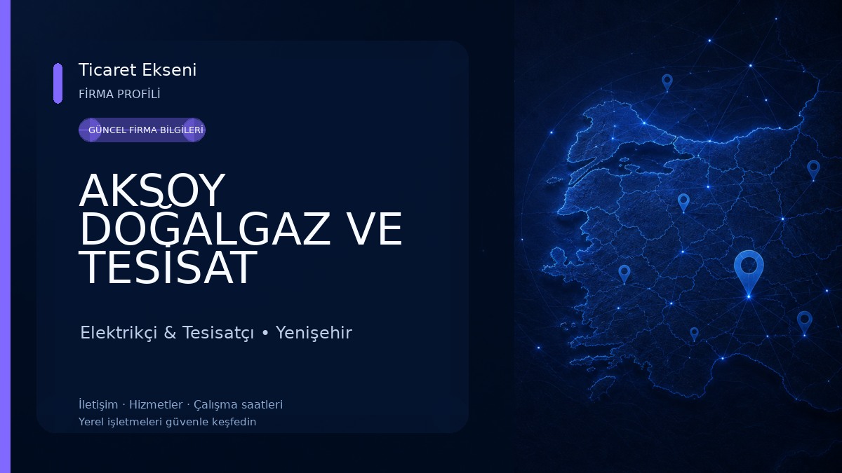 AKSOY DOĞALGAZ VE TESİSAT 