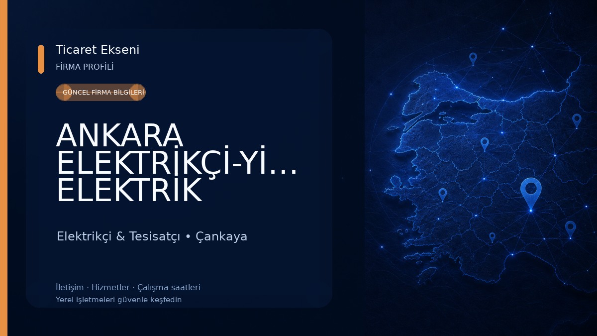 ANKARA ELEKTRİKÇİ-YİĞİT ELEKTRİK