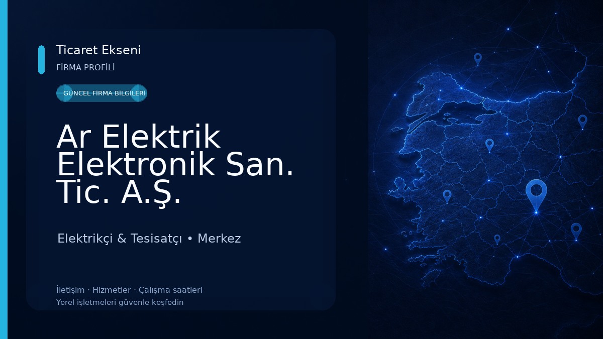 Ar Elektrik Elektronik San. Tic. A.Ş.