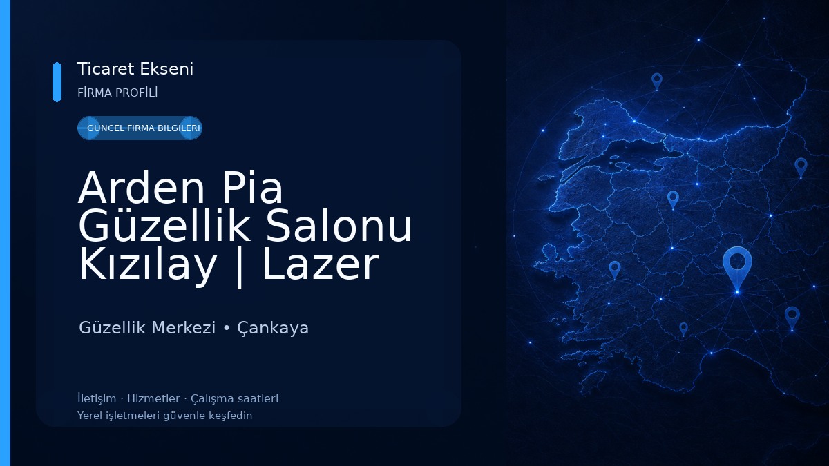 Arden Pia Güzellik Salonu Kızılay | Lazer Epilasyon | Cilt Bakımı | Kaş Tasarım | Kirpik Lifting | Depilasyon Güzellik Merkezi