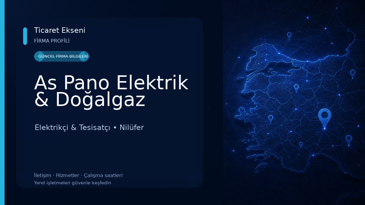 As Pano Elektrik & Doğalgaz Elektrikçi & Tesisatçı
