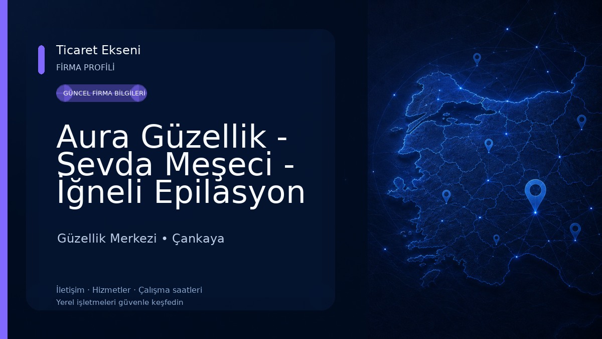 Aura Güzellik - Sevda Meşeci - İğneli Epilasyon