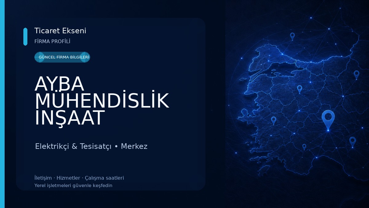 AYBA MÜHENDİSLİK İNŞAAT Elektrikçi & Tesisatçı