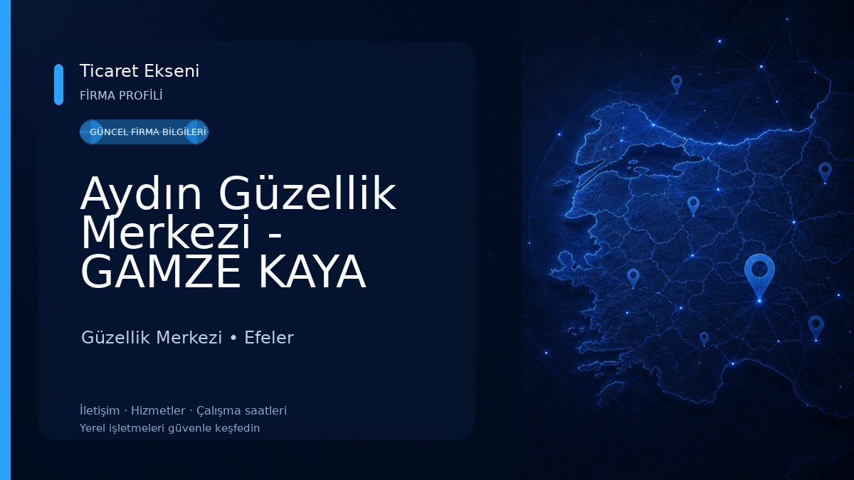 Aydın Güzellik Merkezi - GAMZE KAYA