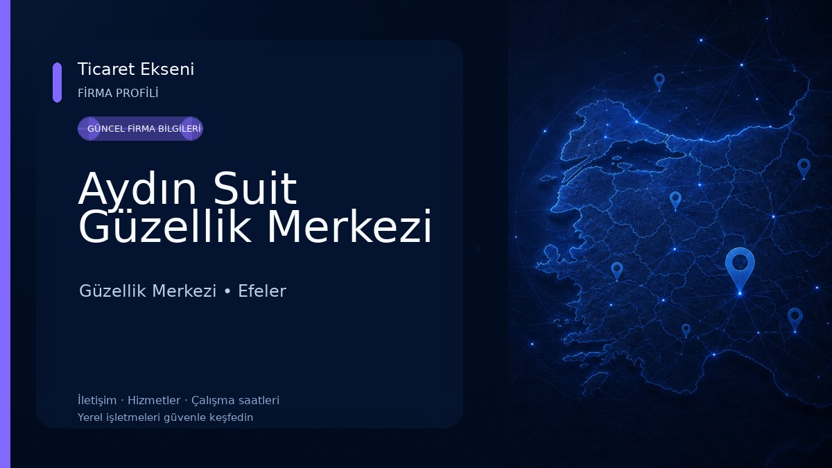 Aydın Suit Güzellik Merkezi Güzellik Merkezi