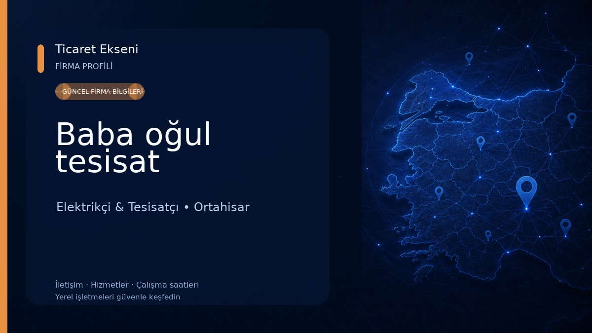 Baba oğul tesisat Elektrikçi & Tesisatçı