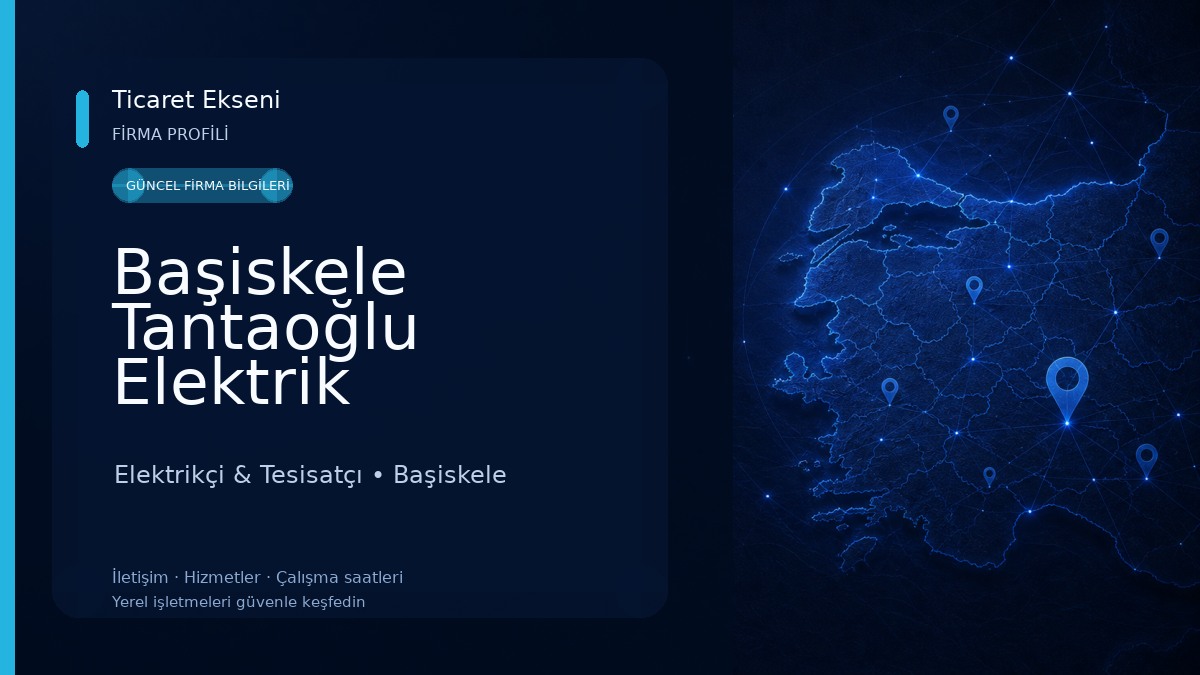 Başiskele Tantaoğlu Elektrik Elektrikçi & Tesisatçı