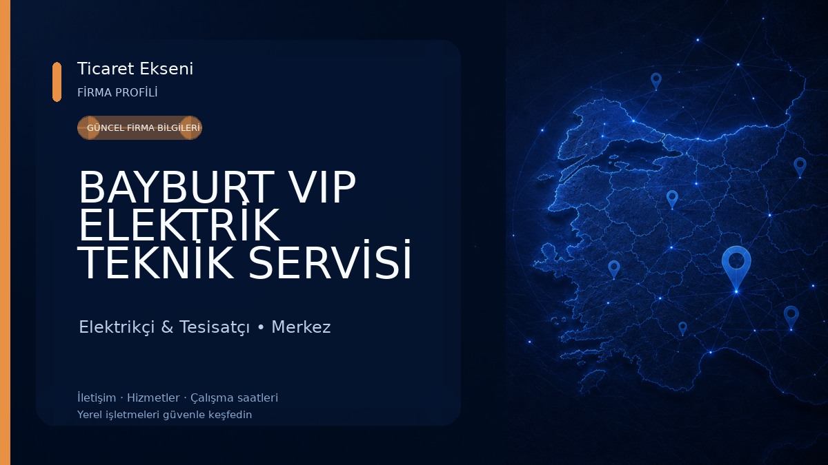 BAYBURT VIP ELEKTRİK TEKNİK SERVİSİ Ev Arızaları | Avize & Spot Montajı | İnternet Hattı & Tesisat Yenileme Elektrikçi & Tesisatçı