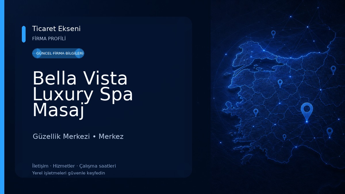 Bella Vista Luxury Spa Masaj Güzellik Merkezi