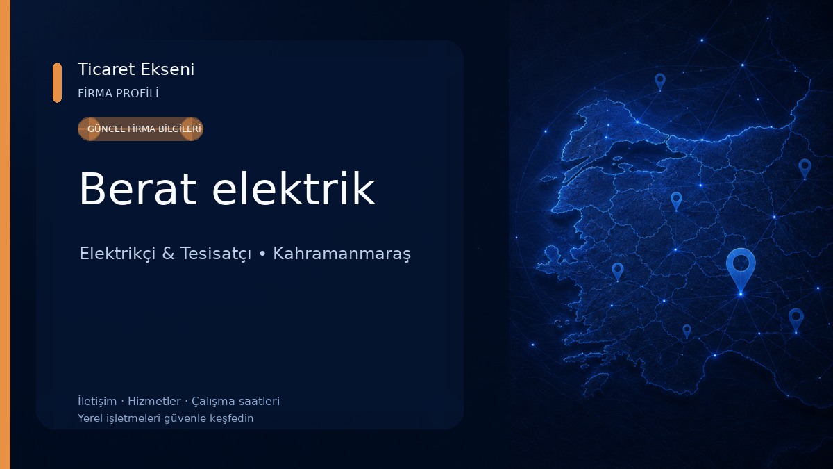 Berat elektrik Elektrikçi & Tesisatçı