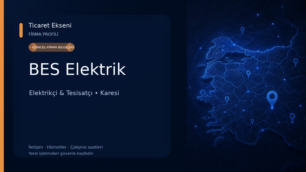 BES Elektrik Elektrikçi & Tesisatçı