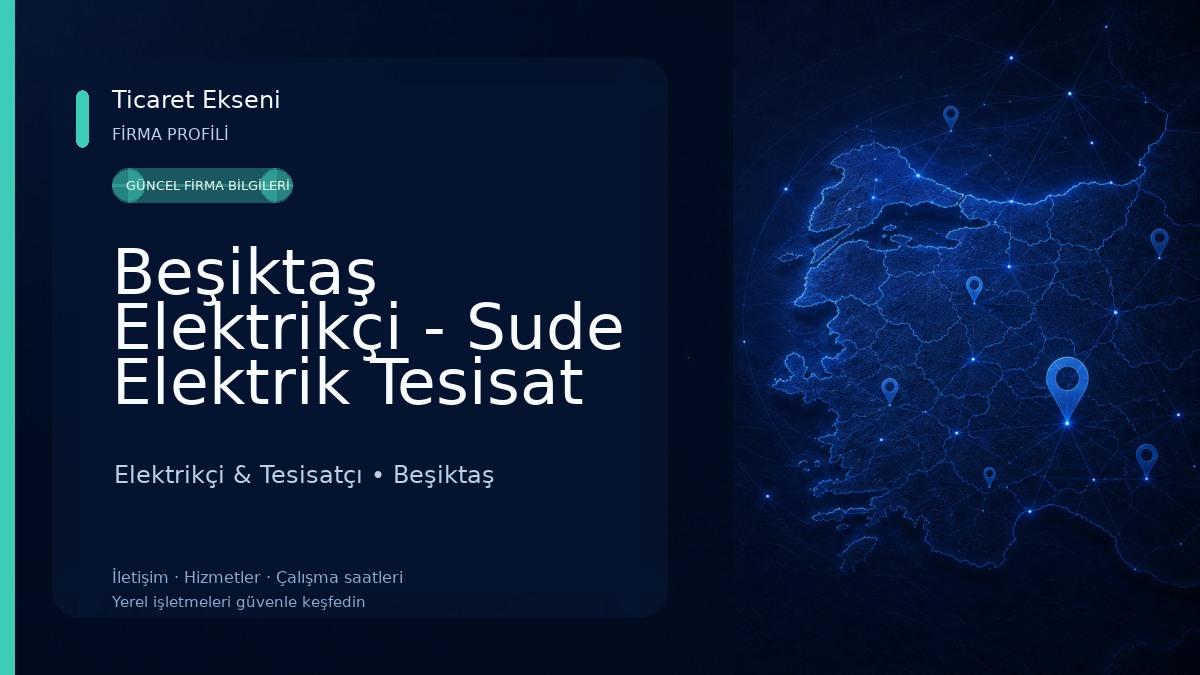Beşiktaş Elektrikçi - Sude Elektrik Tesisat
