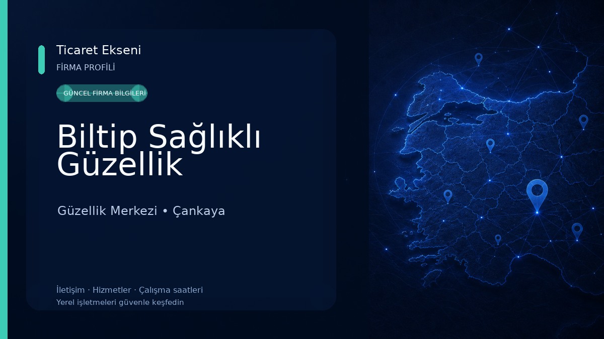 Biltip Sağlıklı Güzellik Güzellik Merkezi