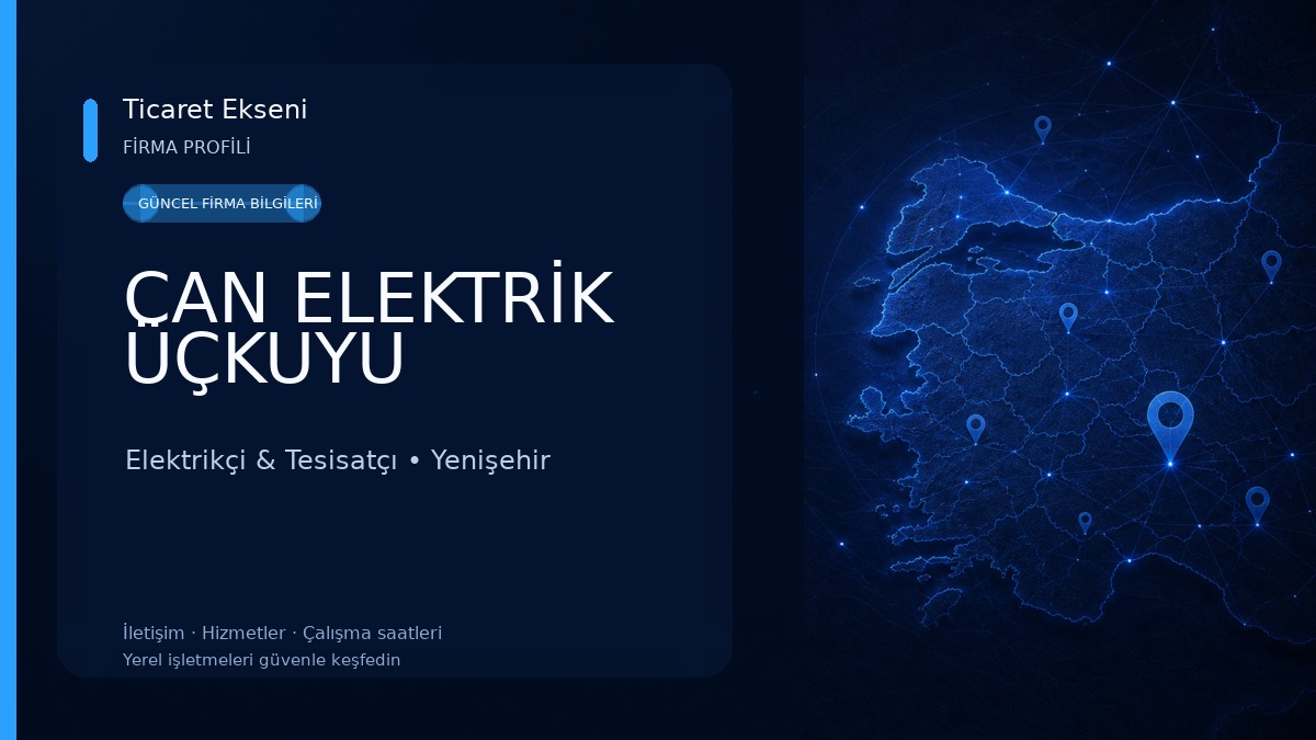 CAN ELEKTRİK ÜÇKUYU