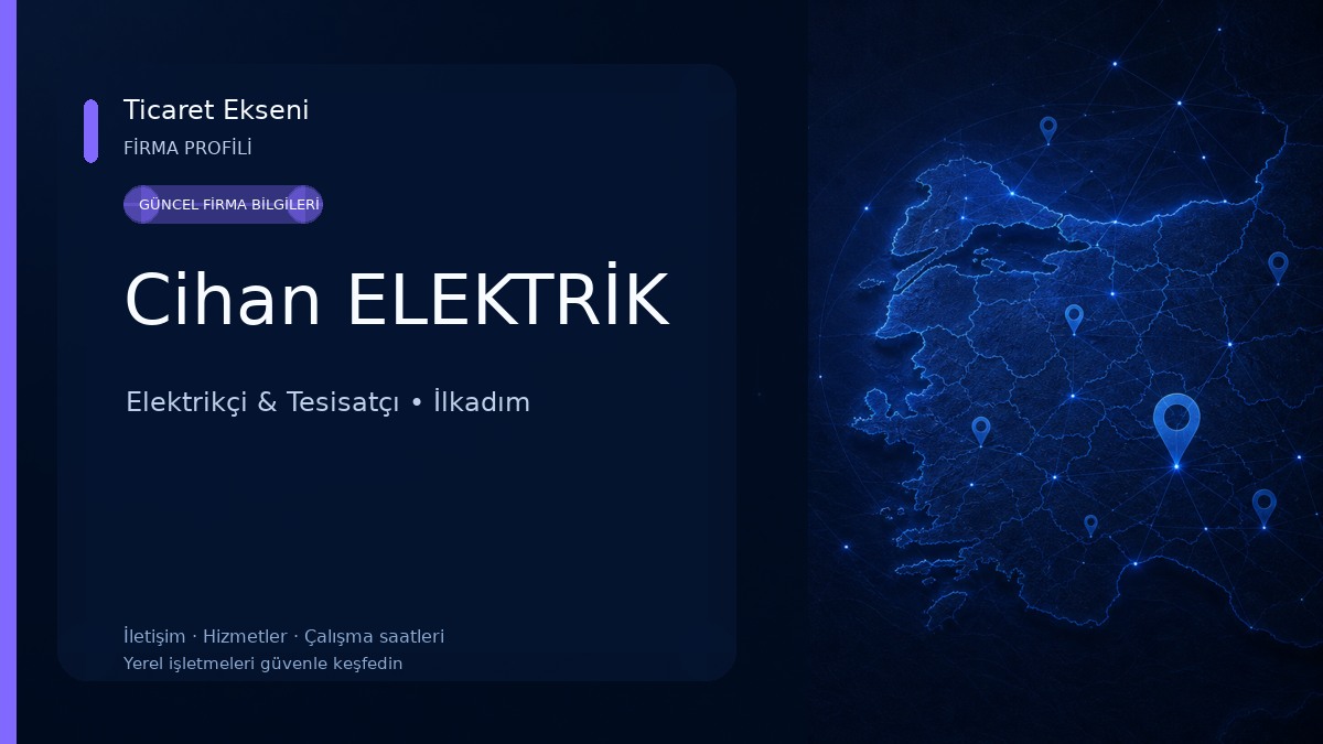 Cihan ELEKTRİK Elektrikçi & Tesisatçı
