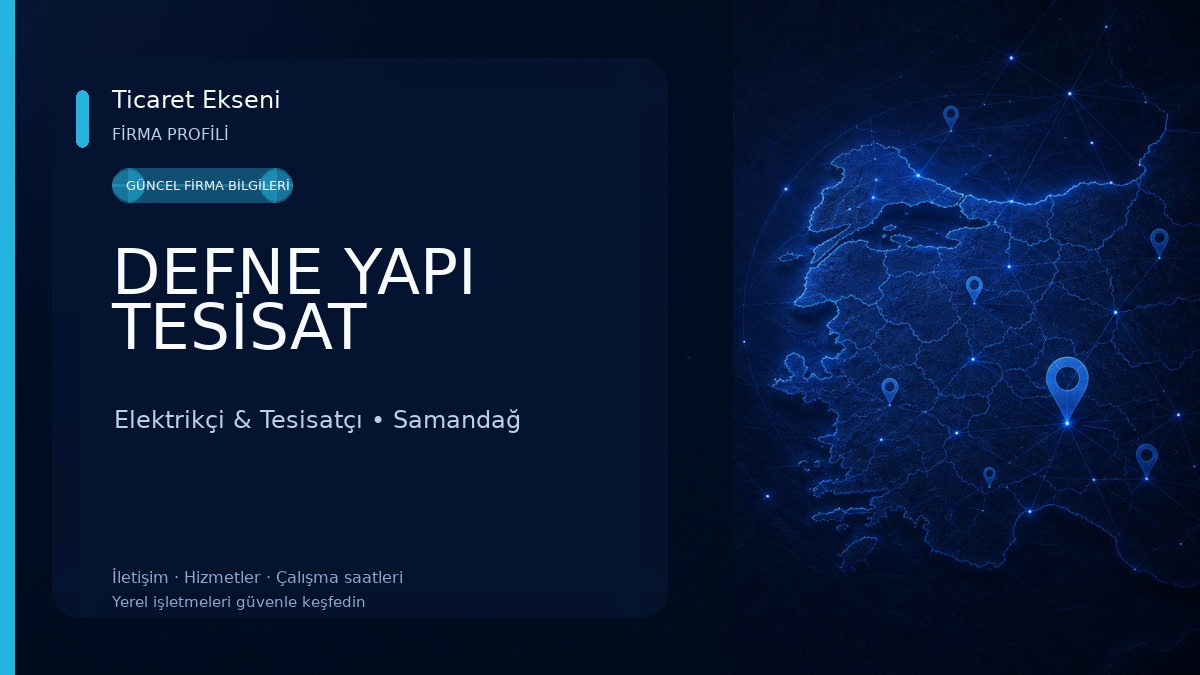 DEFNE YAPI TESİSAT Elektrikçi & Tesisatçı