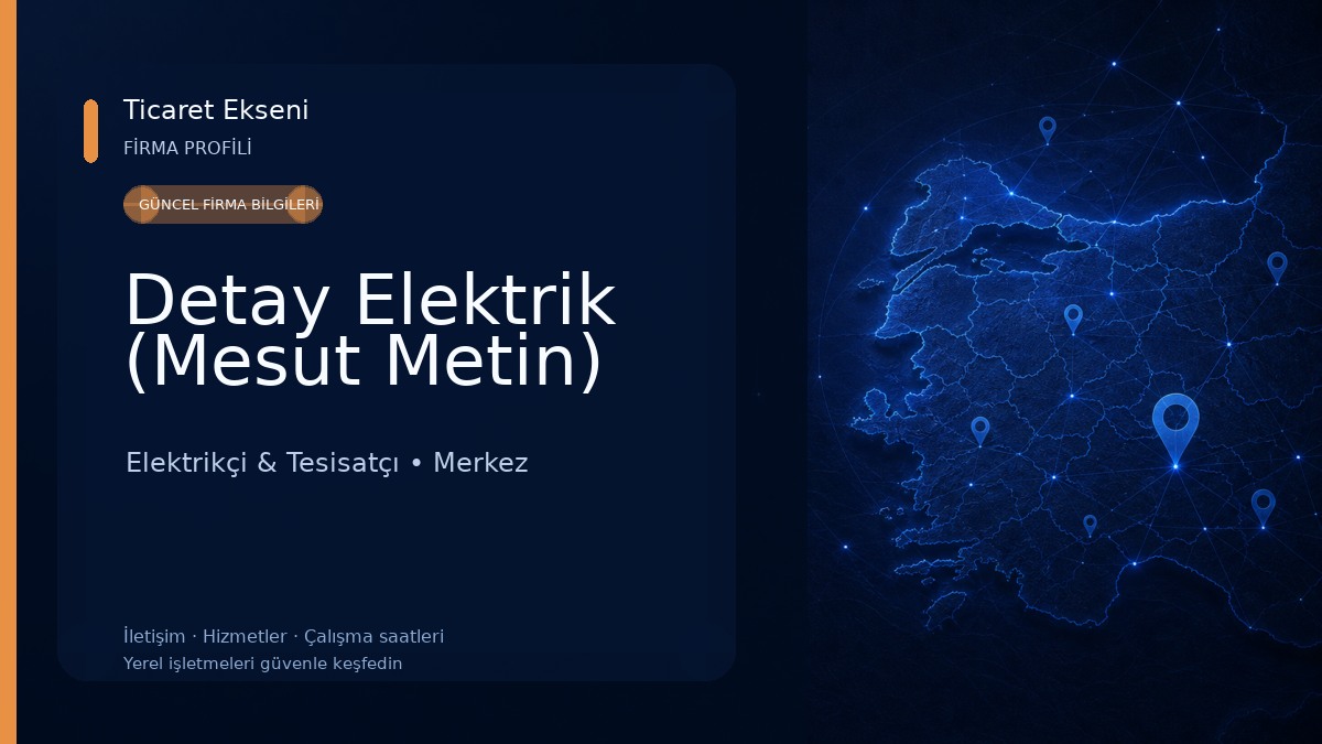 Detay Elektrik (Mesut Metin) 
