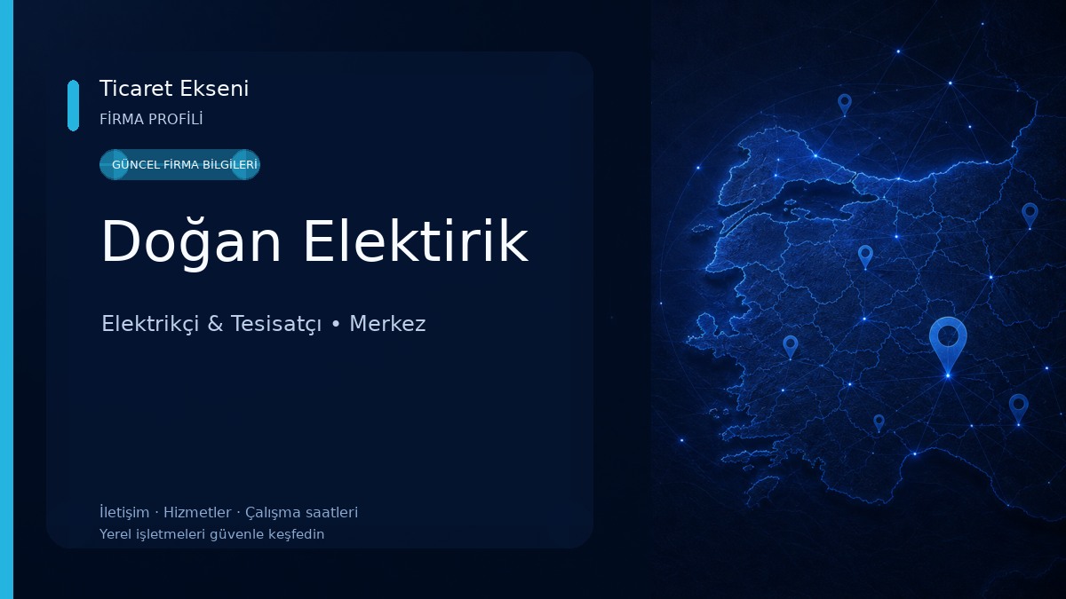 Doğan Elektirik Elektrikçi & Tesisatçı