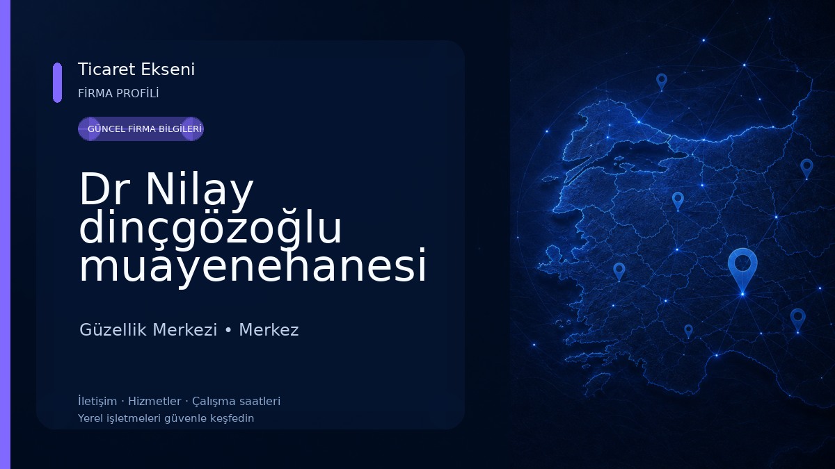 Dr Nilay dinçgözoğlu muayenehanesi