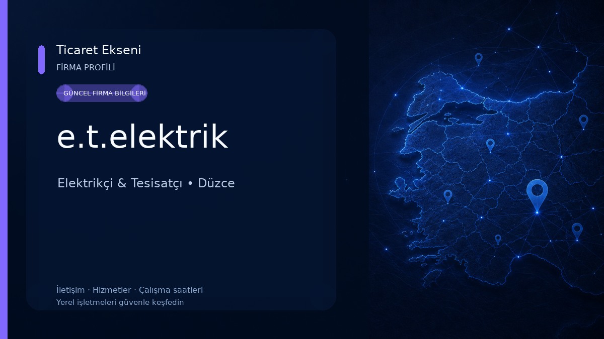 e.t.elektrik