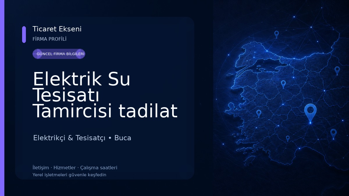 Elektrik Su Tesisatı Tamircisi tadilat ve tamirat /Ustası Elektrikçi & Tesisatçı