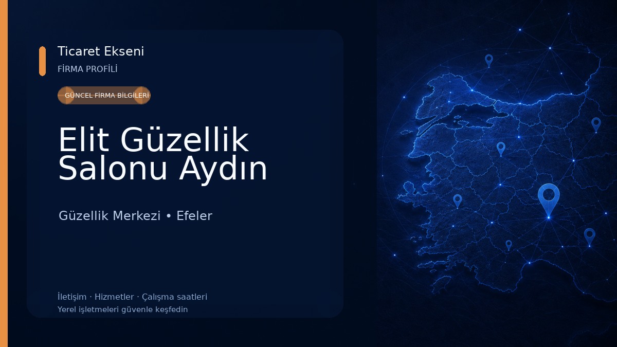 Elit Güzellik Salonu Aydın Güzellik Merkezi