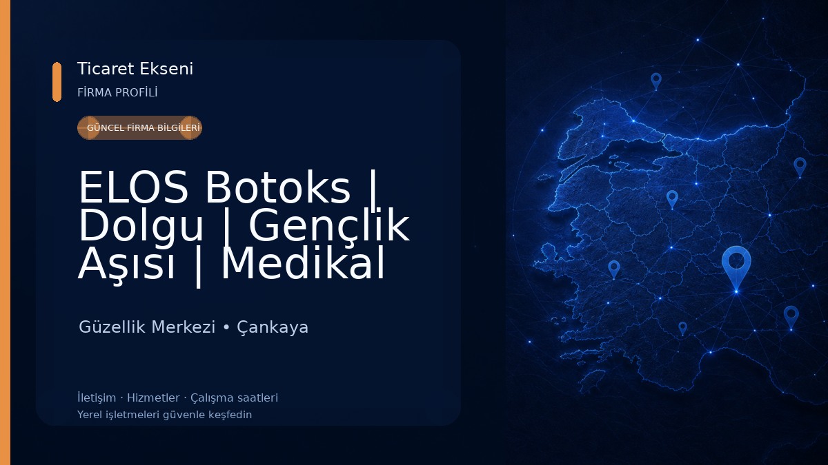 ELOS Botoks | Dolgu | Gençlik Aşısı | Medikal Estetik İşlemler | Dövme Silme | Lazer Epilasyon