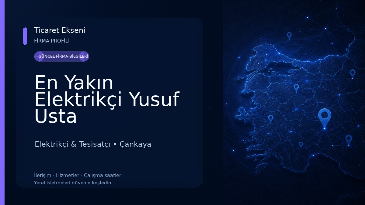 En Yakın Elektrikçi Yusuf Usta