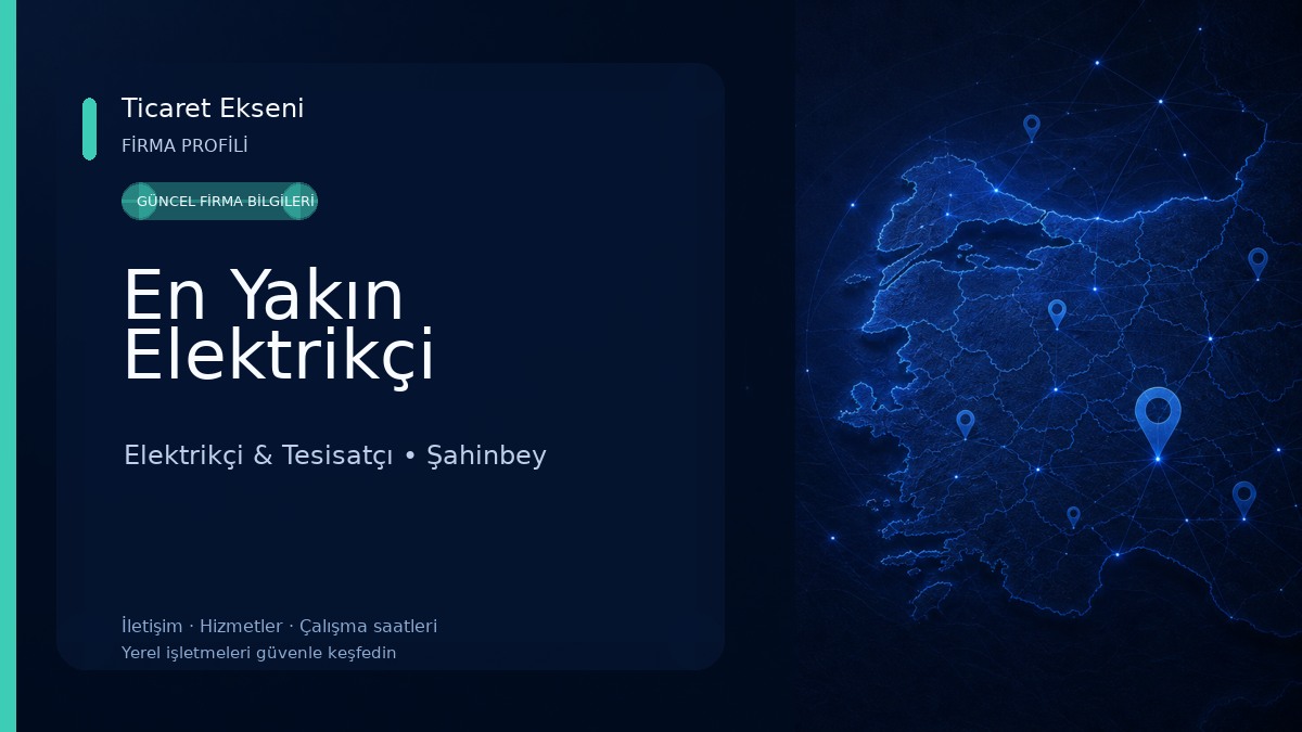 En Yakın Elektrikçi Elektrikçi & Tesisatçı