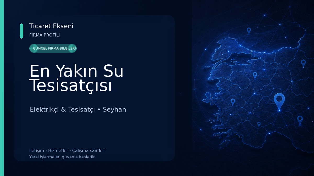 En Yakın Su Tesisatçısı