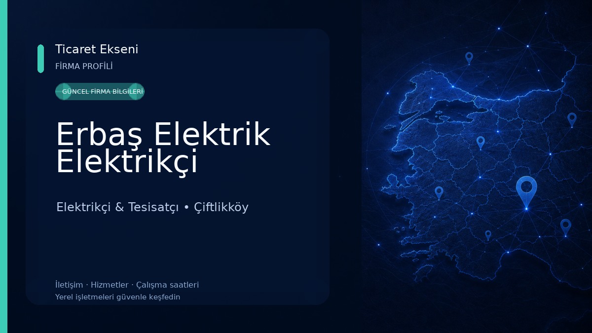 Erbaş Elektrik Elektrikçi Elektrikçi & Tesisatçı