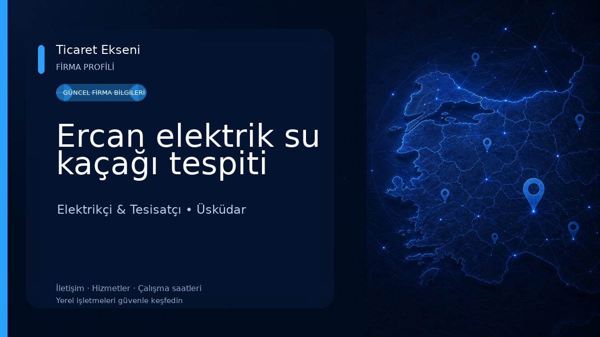Ercan elektrik su kaçağı tespiti Elektrikçi & Tesisatçı