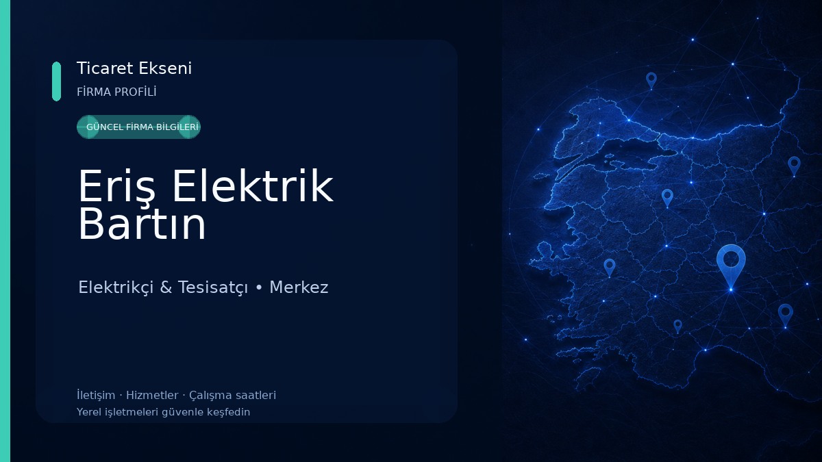 Eriş Elektrik Bartın Elektrikçi & Tesisatçı