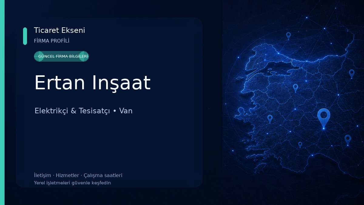 Ertan Inşaat Elektrikçi & Tesisatçı