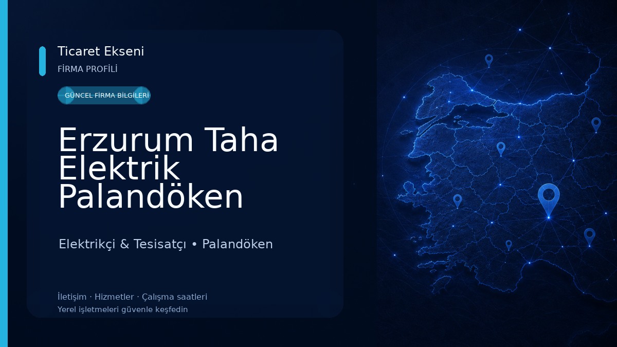Erzurum Taha Elektrik Palandöken