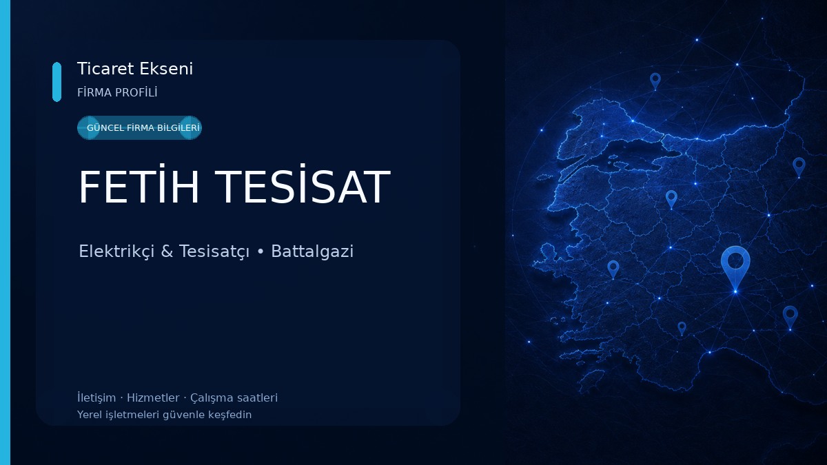 FETİH TESİSAT Elektrikçi & Tesisatçı