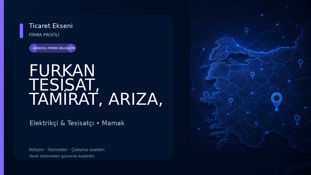 FURKAN TESİSAT, TAMİRAT, ARIZA, TADİLAT