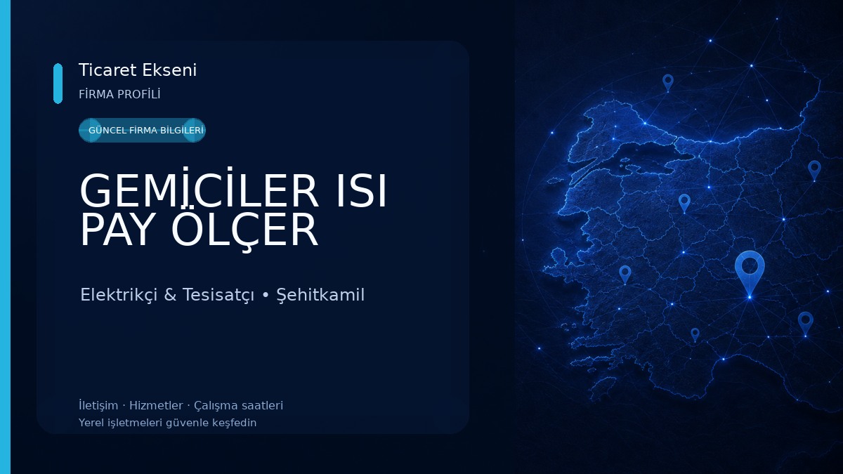 GEMİCİLER ISI PAY ÖLÇER Elektrikçi & Tesisatçı