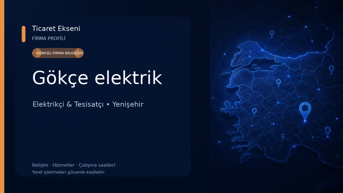 Gökçe elektrik Elektrikçi & Tesisatçı