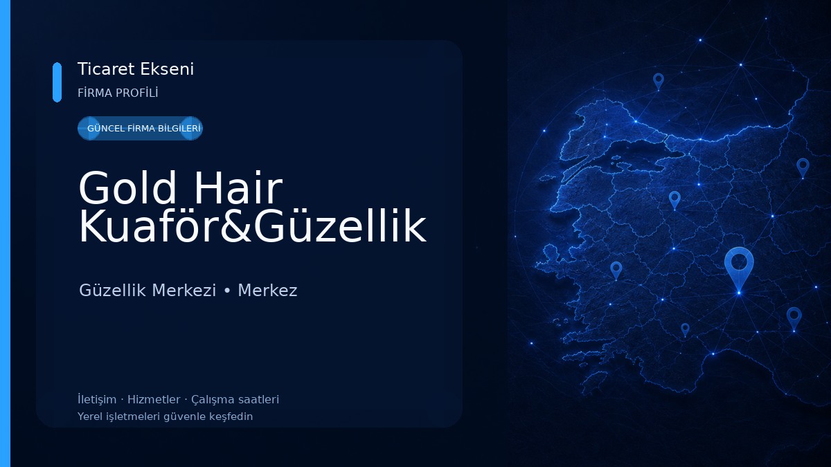 Gold Hair Kuaför&Güzellik Güzellik Merkezi