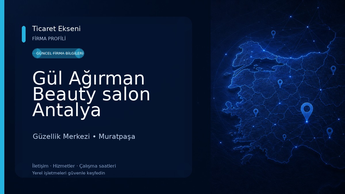 Gül Ağırman Beauty salon Antalya Güzellik Merkezi