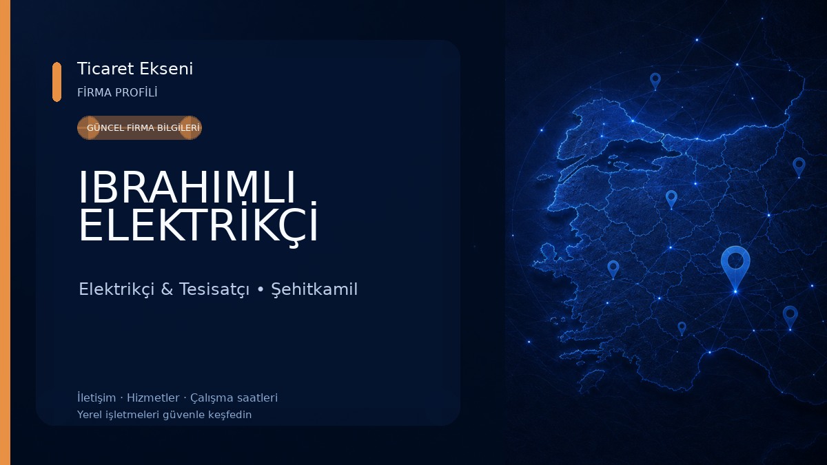 IBRAHIMLI ELEKTRİKÇİ Elektrikçi & Tesisatçı