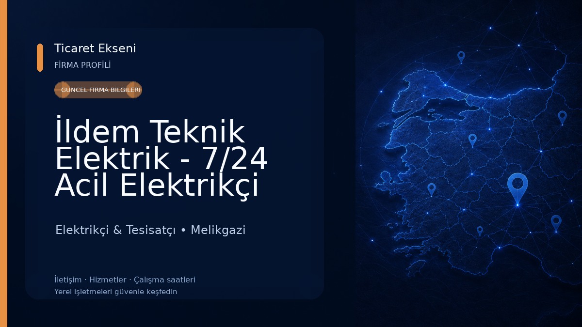İldem Teknik Elektrik - 7/24 Acil Elektrikçi Elektrikçi & Tesisatçı