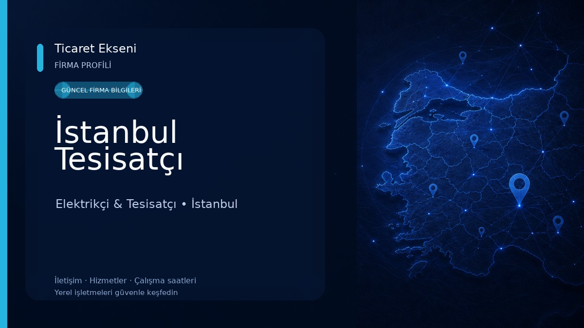 İstanbul Tesisatçı Elektrikçi & Tesisatçı