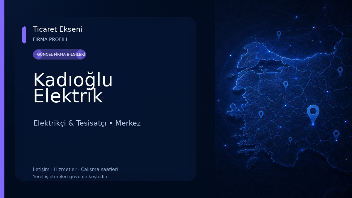 Kadıoğlu Elektrik 