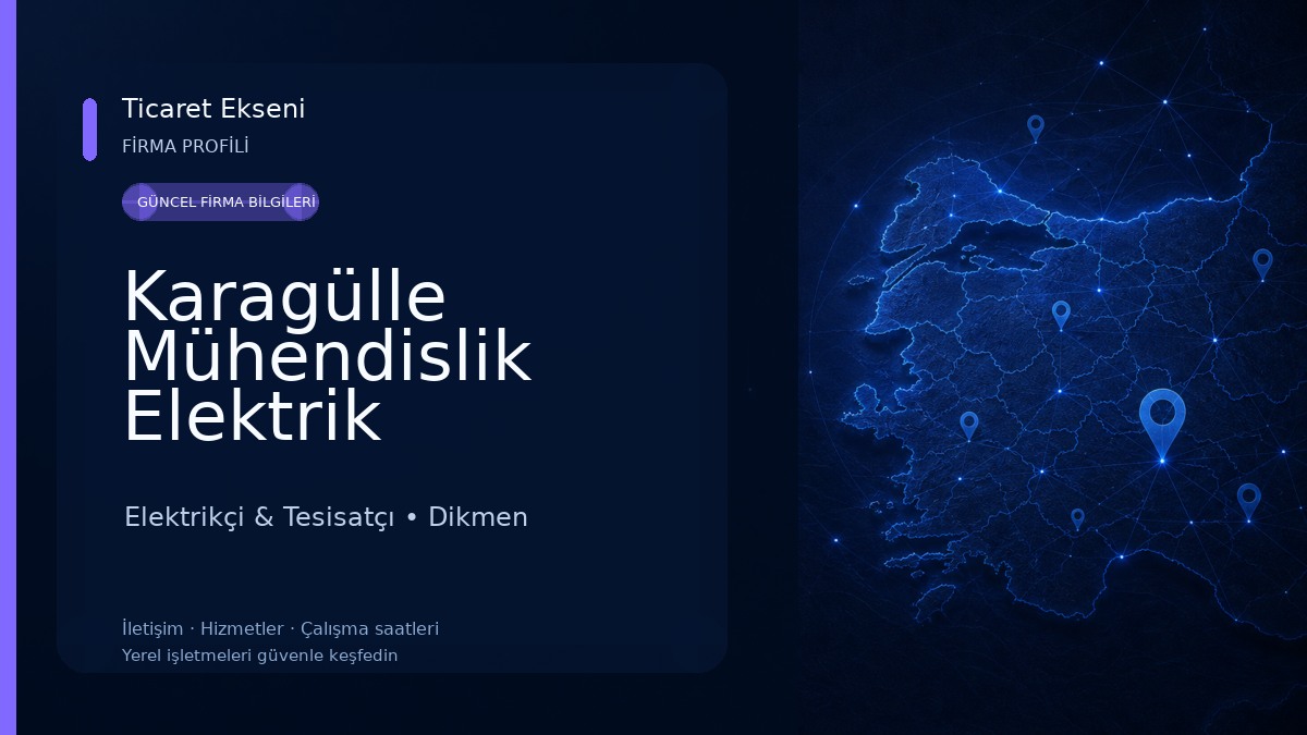 Karagülle Mühendislik Elektrik Elektrikçi & Tesisatçı