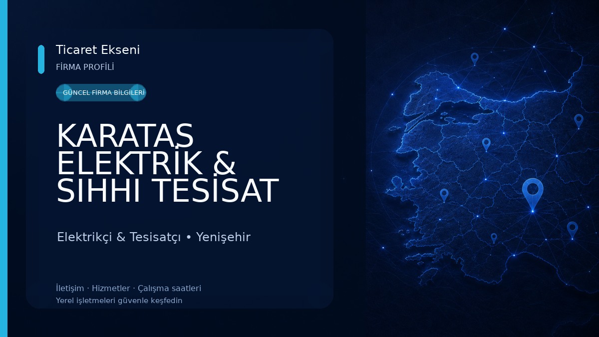 KARATAS ELEKTRİK & SIHHI TESİSAT